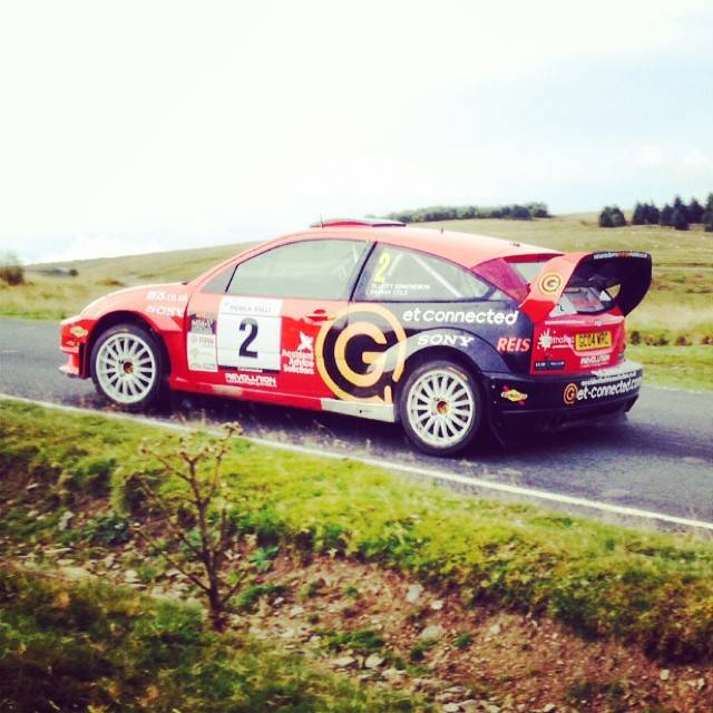 Incorrect tyre choice saw us lose time to Simmo on the first loop of stages #mewla